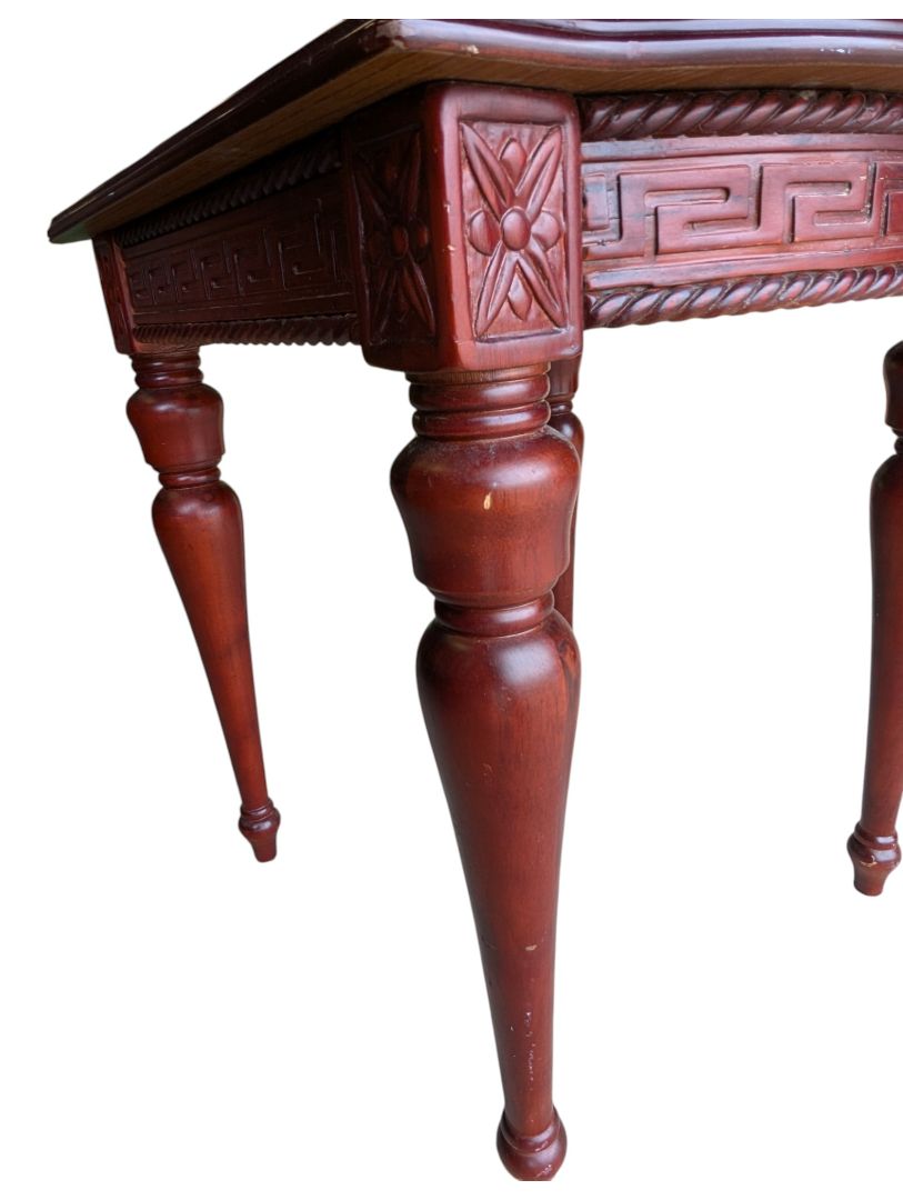 Vintage Burl Wood Coffee & Matching End Table Set