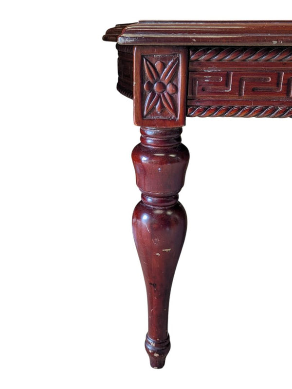 Vintage Burl Wood Coffee & Matching End Table Set
