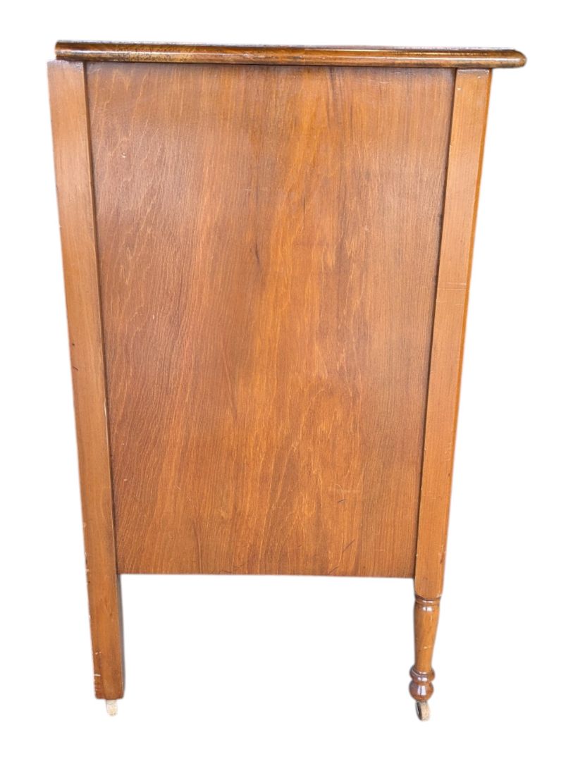 Antique Wooden Dresser with Mirror