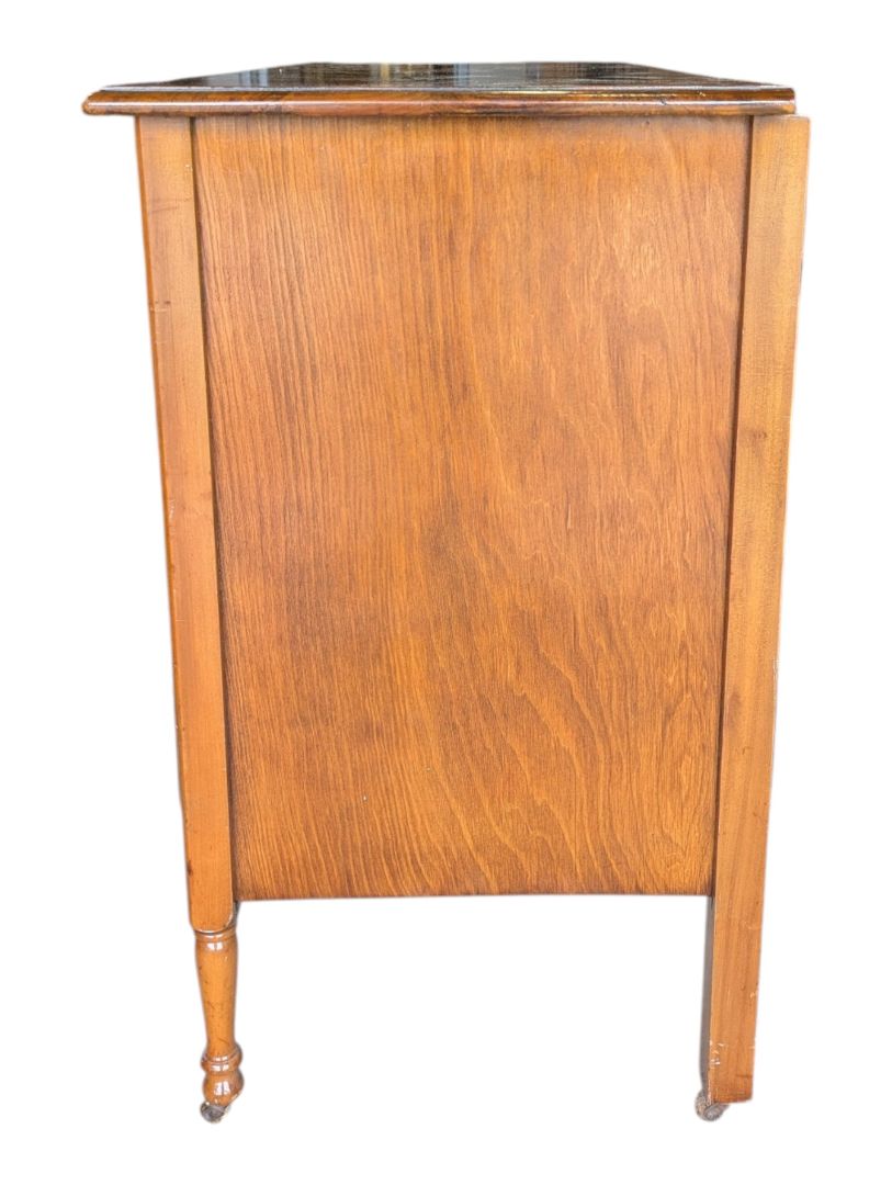 Antique Wooden Dresser with Mirror