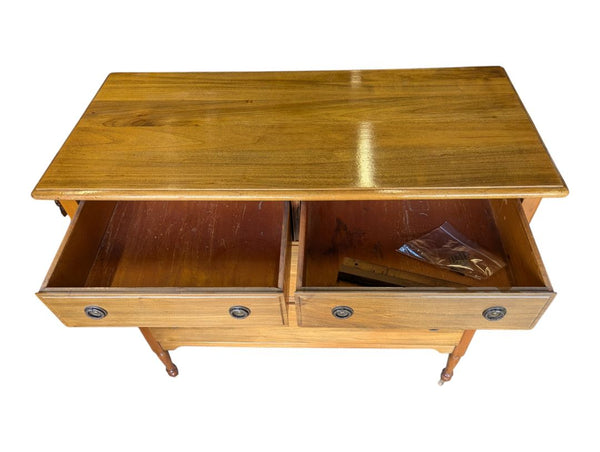 Antique Wooden Dresser with Mirror