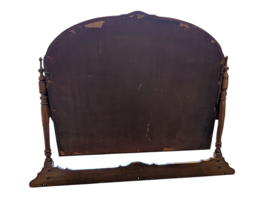 Antique Wooden Dresser with Mirror