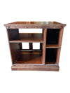Wooden Media Cabinet / TV Stand with Glass Doors