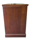 Wooden Media Cabinet / TV Stand with Glass Doors