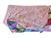 Handmade Patchwork Quilt in Pink Floral & Pastel Fabrics