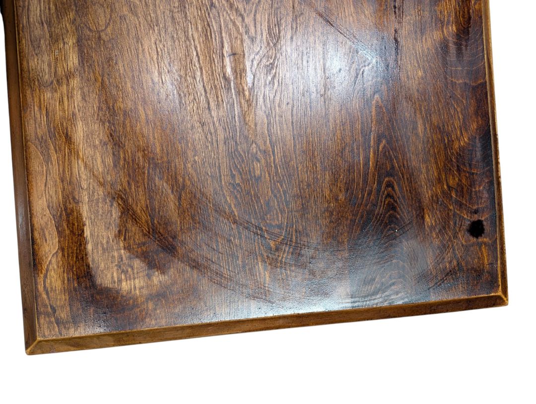 Marked Imperial Wooden Coffee Table with Spindle Detail