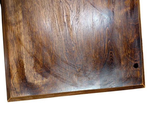 Marked Imperial Wooden Coffee Table with Spindle Detail