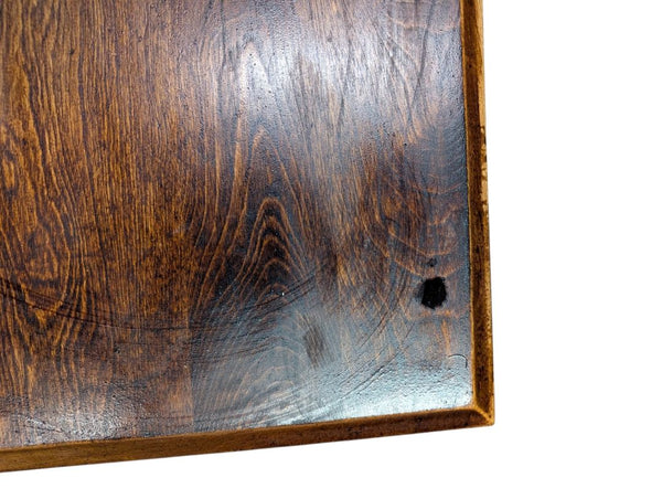 Marked Imperial Wooden Coffee Table with Spindle Detail
