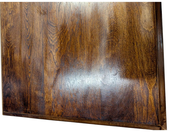 Marked Imperial Wooden Coffee Table with Spindle Detail