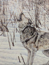 Framed Rankin “Mystical Call” Wolf Print
