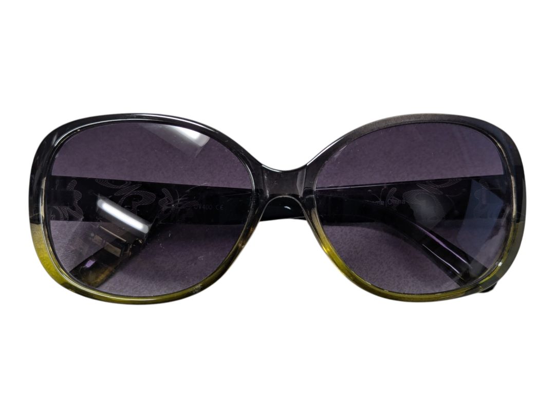 Lot of 2 Fashion Sunglasses – Marked as Alfred Sung & Floral Temple Sunglasses