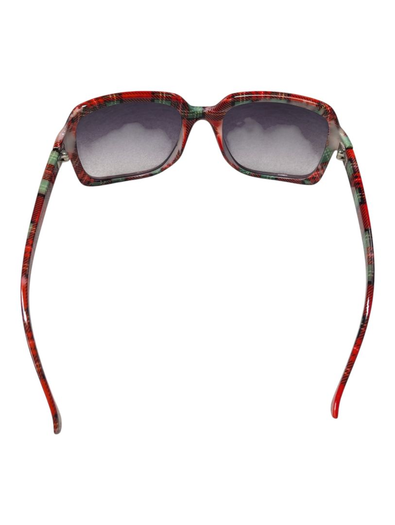 Lot of 2 Plaid Fashion Sunglasses