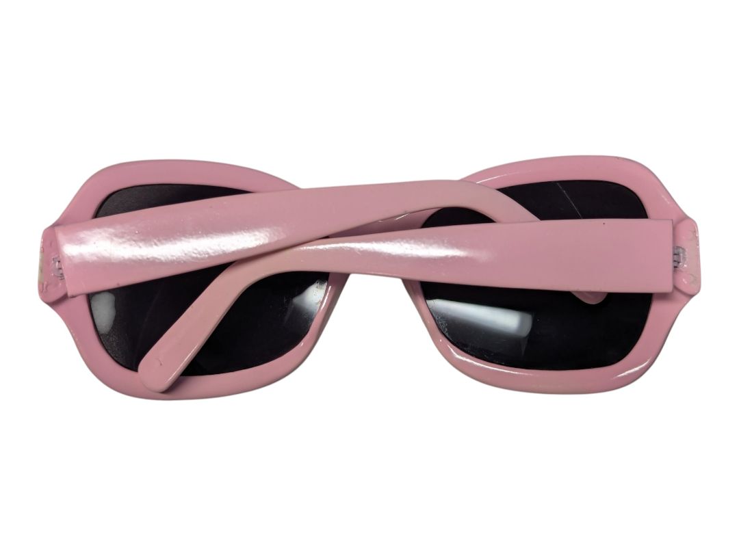 Lot of 2 Fashion Sunglasses – Pink Rhinestone-Accent & Green/Black Cherry-Pattern Arm Styles