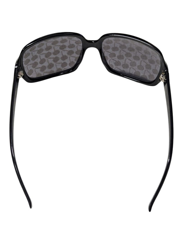 Lot of 2 Fashion Sunglasses – Pink Rhinestone-Accent & Green/Black Cherry-Pattern Arm Styles