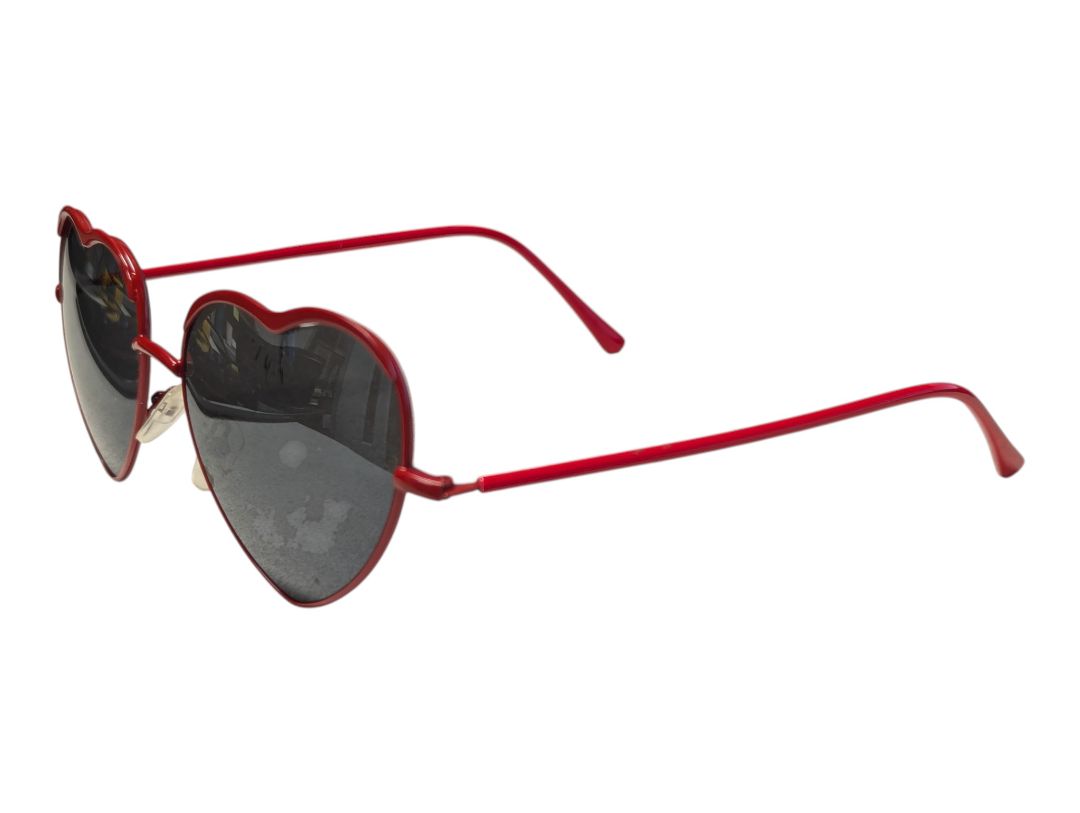 Lot of 2 Pink & Red Fashion Sunglasses – Marked as Claire’s & Heart-Shaped Style