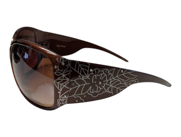 Lot of 2 Fashion Sunglasses – Orange & Brown Decorative Styles