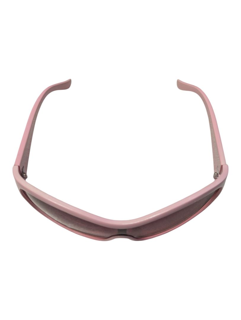 Marked as Von Dolce Pink Rhinestone Shield Sunglasses