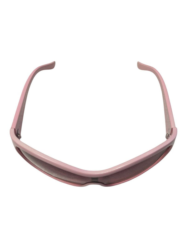 Marked as Von Dolce Pink Rhinestone Shield Sunglasses