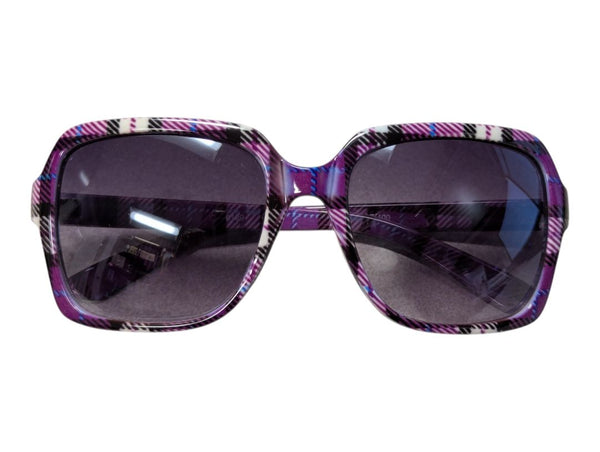 Lot of 2 Plaid Fashion Sunglasses