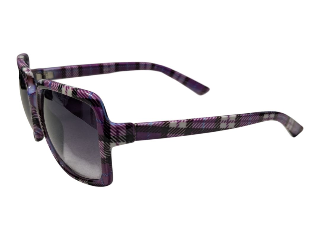 Lot of 2 Plaid Fashion Sunglasses