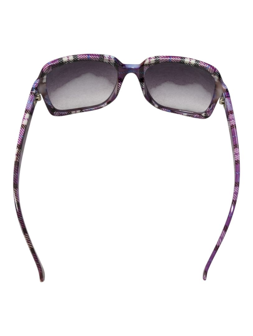 Lot of 2 Plaid Fashion Sunglasses