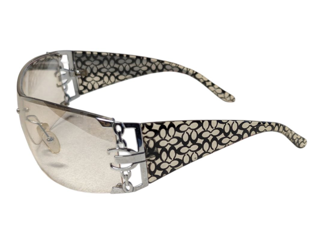 Lot of 2 Sunglasses – Marked as Coach & Unmarked Aviator-Style Pair