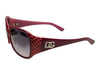 Lot of 2 Fashion Sunglasses – Red DG-Style & Floral Rhinestone Frames