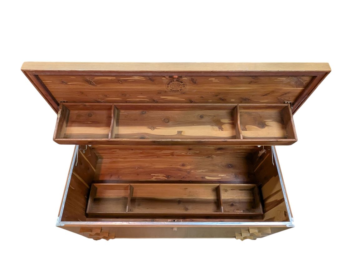 Vintage Cedar Blanket Chest by Hoderich Furniture Co. Ltd. (Made in Canada)