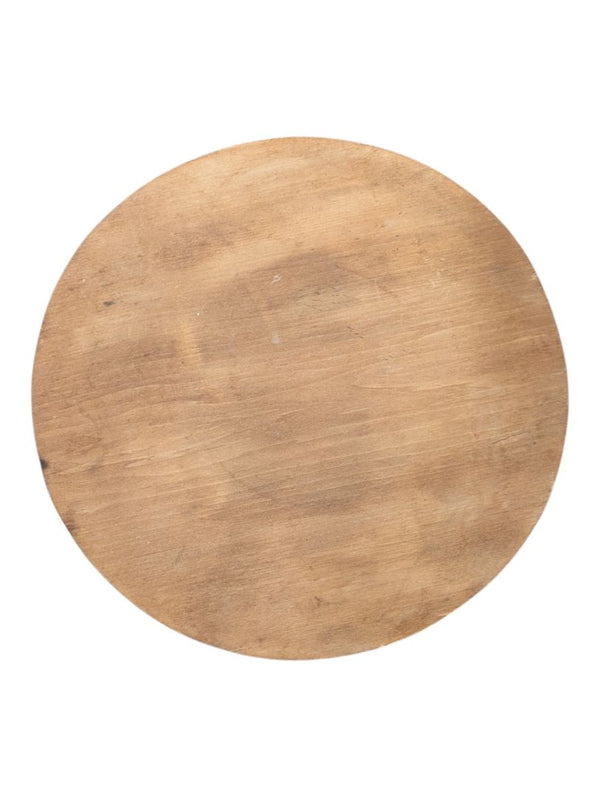 Vintage Bamboo-Style Round Plant Stand