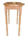 Vintage Kidney-Shaped Wood Writing Table