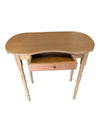 Vintage Kidney-Shaped Wood Writing Table