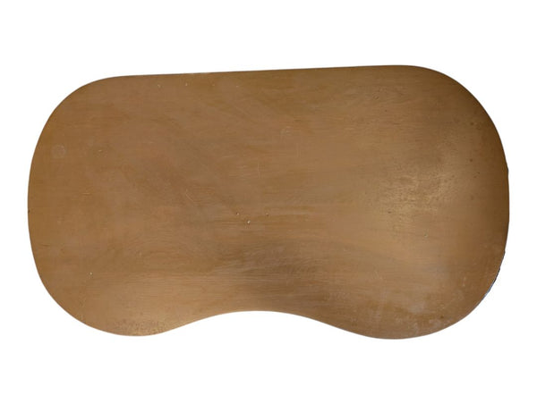 Vintage Kidney-Shaped Wood Writing Table