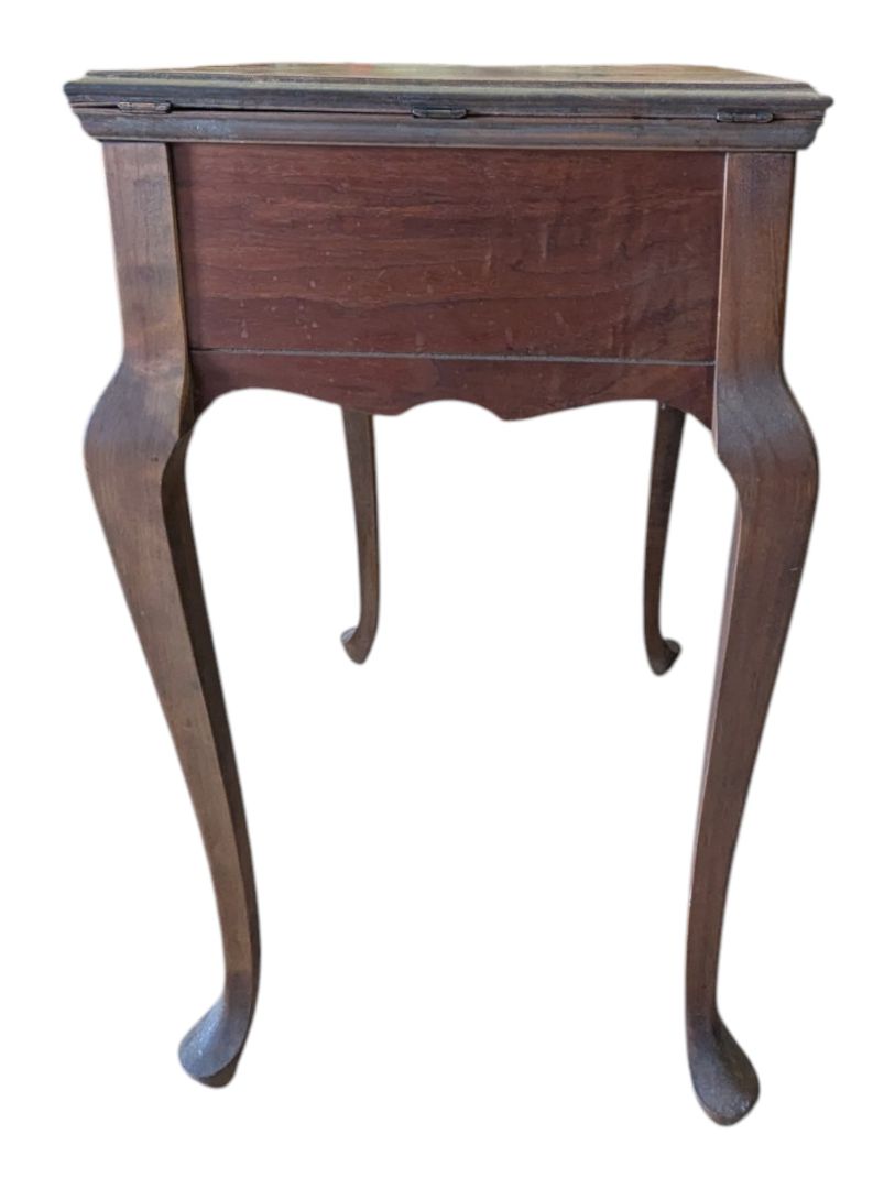 Vintage Gateleg Sewing Cabinet / Drop-Leaf Side Table