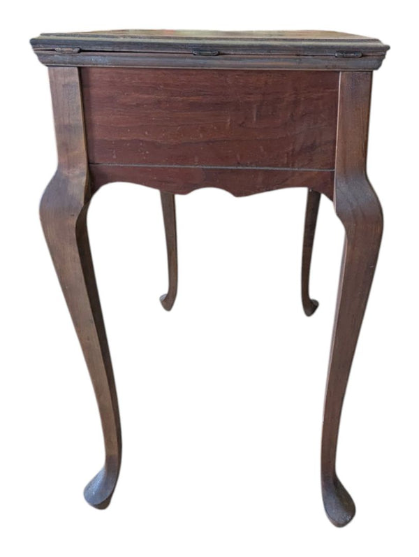 Vintage Gateleg Sewing Cabinet / Drop-Leaf Side Table