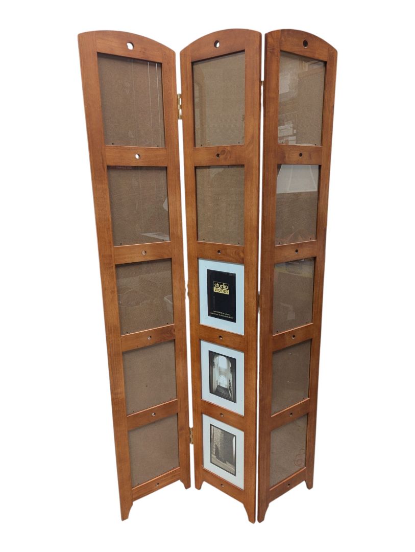 Studio Woods Three-Panel Folding Photo Display Screen