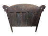Antique Quarter-Sawn Oak Sideboard / Buffet Cabinet with Leaded Glass Doors