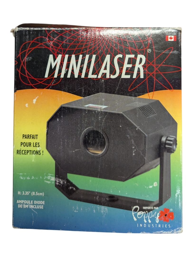 Poppy Industries Mini Laser Party Light Projector
