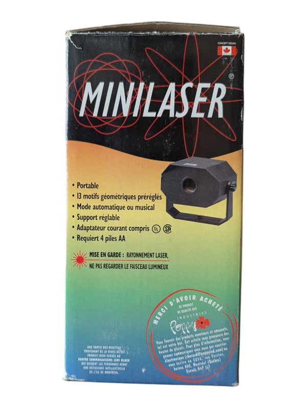 Poppy Industries Mini Laser Party Light Projector