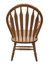Solid Oak Double Pedestal Dining Set with 6 Windsor Chairs