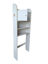 White Over-the-Toilet Bathroom Storage Cabinet