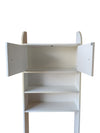White Over-the-Toilet Bathroom Storage Cabinet