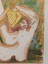Dubi Arie “King’s Love A” Framed Signed Artist Proof Hand-Coloured Etching Print