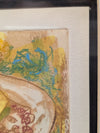 Dubi Arie “King’s Love A” Framed Signed Artist Proof Hand-Coloured Etching Print