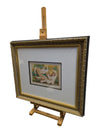 Dubi Arie “King’s Love A” Framed Signed Artist Proof Hand-Coloured Etching Print