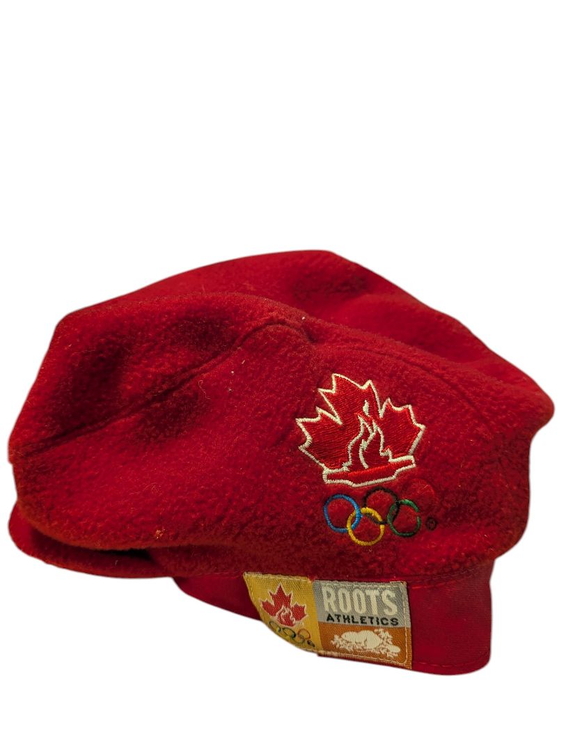 Roots Athletics Canada Olympic Red Fleece Cap