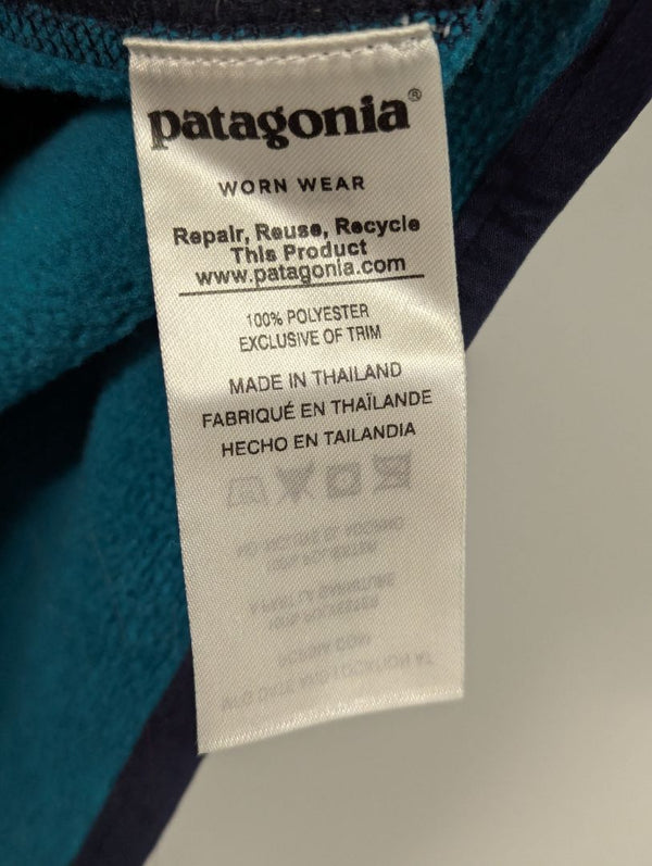 Patagonia Women’s Better Sweater Fleece Vest – Teal & Navy – Size XS