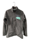 Patagonia Women’s Full-Zip Re-Tool Fleece Jacket – Grey/Mint – Size XS