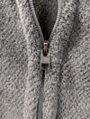 Patagonia Women’s Full-Zip Re-Tool Fleece Jacket – Grey/Mint – Size XS