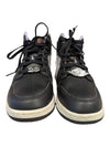 Air Jordan 1 Mid GS "Grey Plaid / Purple" Basketball Shoes – US Youth 5.5Y