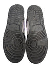 Air Jordan 1 Mid GS "Grey Plaid / Purple" Basketball Shoes – US Youth 5.5Y